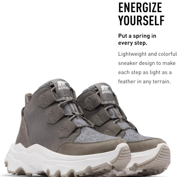 Sorel Women's Kinetic Breakthru Caribou Waterproof Boot - Picture 1 of 2